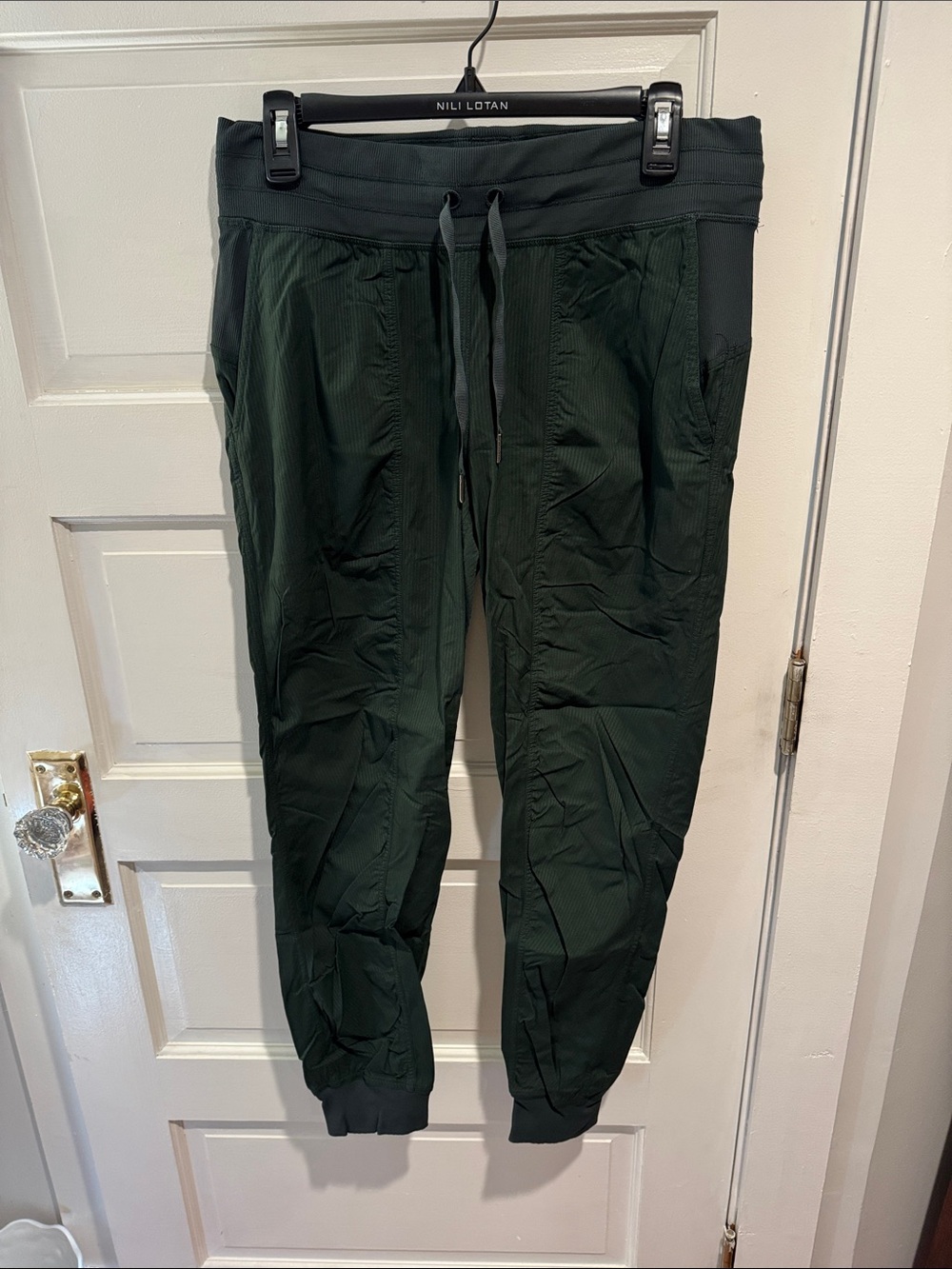 lululemon athletica Dark Green Track Joggers